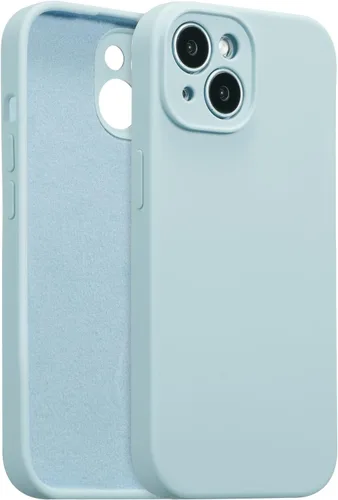 Vista 44 de Funda de silicona para iPhone Air, con [protección completa de la cámara] [forro de microfibra suave antiarañazos], funda de silicona líquida ultra