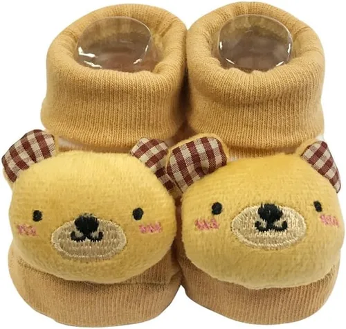 Vista 5 de Bowbear Adorables calcetines antideslizantes para bebé, 6 pares