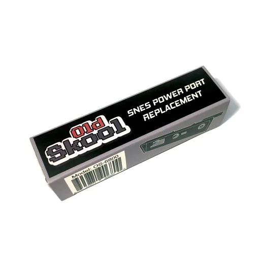 Vista 3 de Old Skool SNES Power Input Jack Replacement Port for Super Nintendo