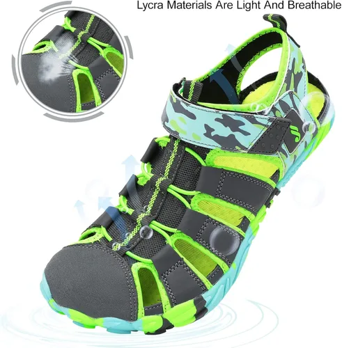 Vista 5 de JIASUQI Zapatos de agua atléticos para senderismo, descalzos, para natación, deportes, caminar, para mujeres y hombres