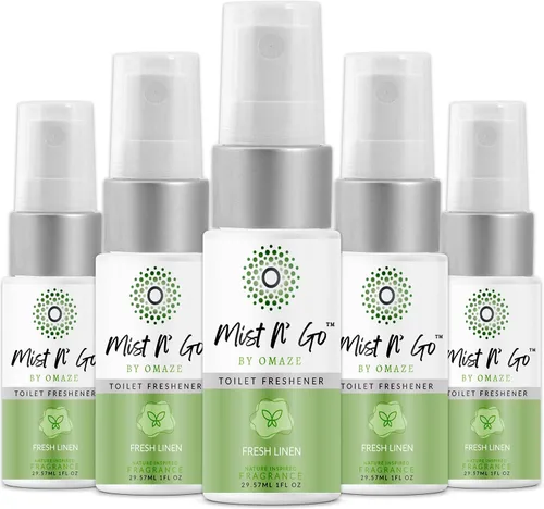 Vista 38 de Mist N' Go by Omaze - Aerosol de Baño de Viaje para Inodoro Eliminador de Olores - Aerosol de Inodoro de Viaje para Ambientador de Aire de Baño