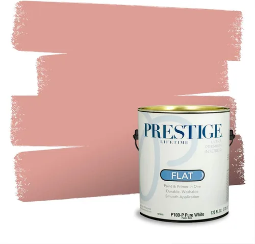 Vista 537 de Prestige Paints Pintura exterior e imprimación en uno, 1 galón, plano, coincidencia comparable de Valspar* Amber Rose*