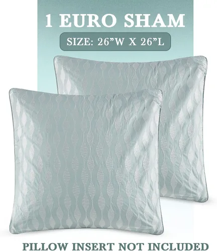 Vista 2 de Harbor House Maya Bay Euro Sham, 26 x 26 pulgadas, azul