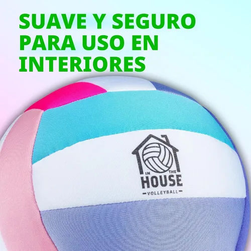 Vista 2 de in The House - Pelota de voleibol suave para interiores para niños y niñas (a partir de 3 años), sensación realista, pelota de entrenamiento