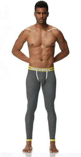 Vista 2 de JOCKMAIL Ropa interior térmica para hombre Pantalones Ropa interior de algodón para hombre Polainas térmicas Capa base Bottoms