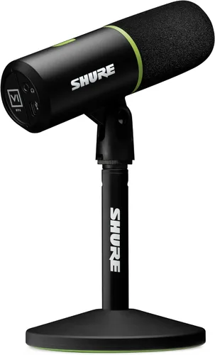 Vista 7 de Shure MV6 Micrófono para Juegos – Micrófono USB Dinámico para Juegos y Transmisiones de PC con Silencio táctil, Cancelación de Ruido, Soporte