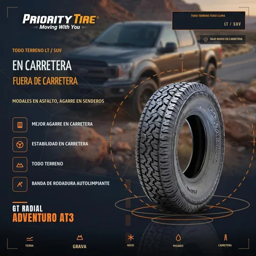 Vista 2 de GT Radial Adventuro AT3 P265/70R17 113T