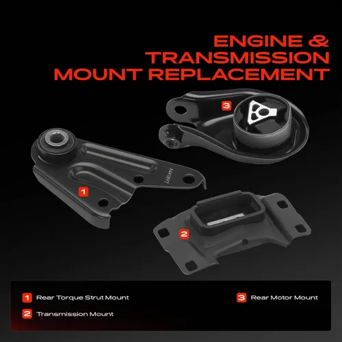 Vista 3 de A-Premium Kit de montaje de motor y transmisión, con montaje de puntal