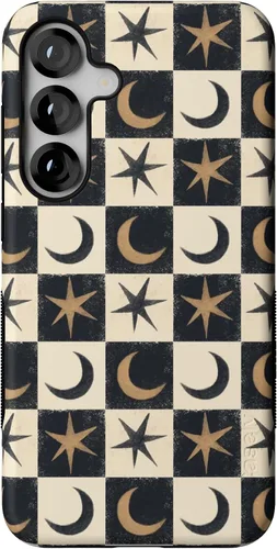Vista 274 de Casely Funda para Galaxy S9 Postura de cadáver Yoga de esqueleto Diseño protector delgado esencial de doble capa