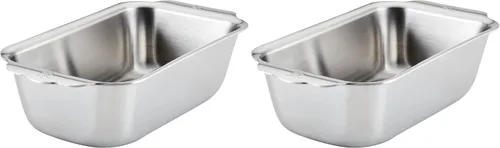 Vista 7 de Hestan Provisions OvenBond - Molde para pan de acero inoxidable con revestimiento de tres capas, 1 libra (9 x 5 pulgadas)