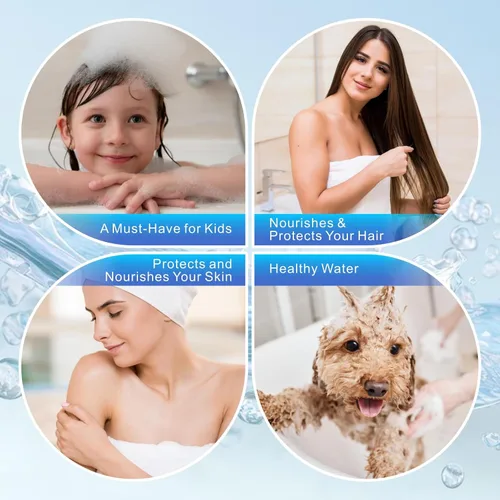 Vista 7 de Paquete de 4 cartuchos de repuesto de filtro de ducha de 20 etapas, filtro de ducha universal para agua dura, elimina el 99% de cloro y productos