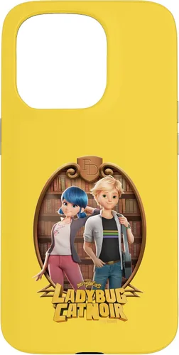 Vista 13 de Funda para iPhone 13 Miraculous Ladybug and Cat Noir The Movie Marinette Adrien
