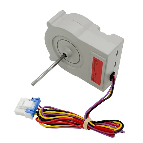 Vista 5 de EAU63923601 Motor del ventilador del condensador del refrigerador para las piezas de repuesto del refrigerador LG Haier, el motor del ventilador