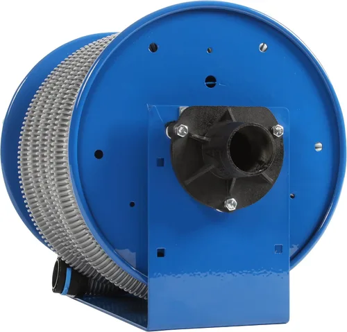 Vista 6 de Cen-Tec Systems Adaptadores de herramientas eléctricas de recolección de polvo de clic rápido y kit de carrete de manguera para aspiradoras