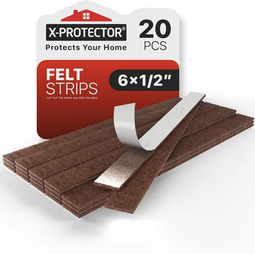 Vista 7 de X-PROTECTOR Almohadillas de Fieltro para Muebles - 32 PCS de 1 1/2" Protectores de Piso para Patas de Sillas y Muebles - ¡Protege Tus Pisos