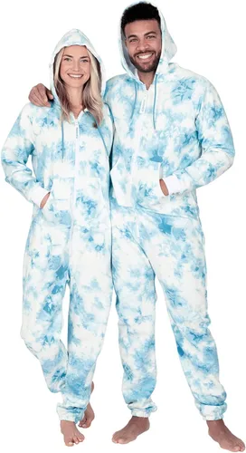 Vista 3 de Joggies - Enterizo con capucha a juego para la familia, sin pies, de una pieza, para niños, niñas, hombres, mujeres y mascotas, Borgoña