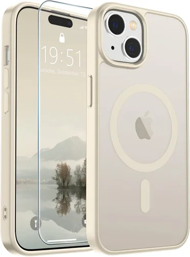 Vista 64 de SUPFINE Funda magnética para iPhone SE 2022 (3ª)/2020 (2ª), iPhone 8 (compatible con MagSafe) (protección contra caídas de grado militar), funda