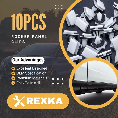 Vista 2 de Rexka Clips de moldeo de panel basculante para GM 11518357 Chevrolet Avalanche Impala Lumina Monte Carlo Suburban Cadillac Escalade