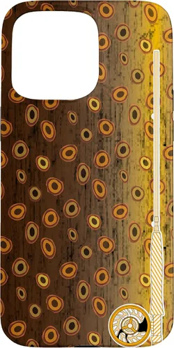 Vista 28 de Funda de pescador con estampado de trucha marrón para iPhone 16
