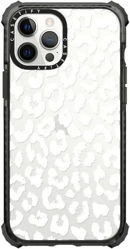 Vista 8 de Funda Ultra Impact de CASETiFY para iPhone 12 Pro Max - Bearly Awake - Negro transparente claro