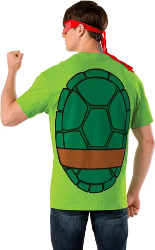 Vista 2 de Nickelodeon Teenage Mutant Ninja Turtles Camisa con máscara y Rafael