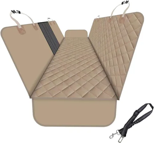 Vista 7 de GXT Funda Protectora para Asiento Trasero de Perro para Coches, SUV y Camiones con Ventana de Malla, Material Resistente a Arañazos, Antideslizante