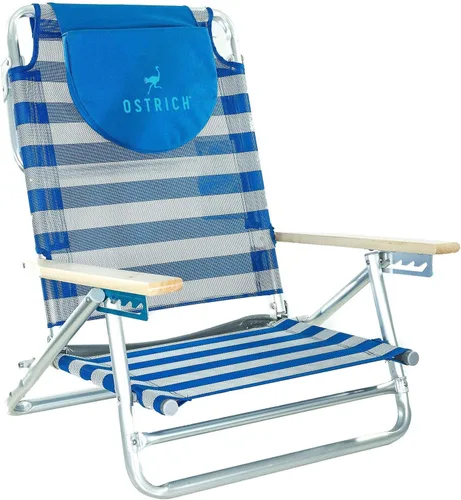 Vista 10 de Ostrich SBSC-1016B South Beach Silla de arena, azul