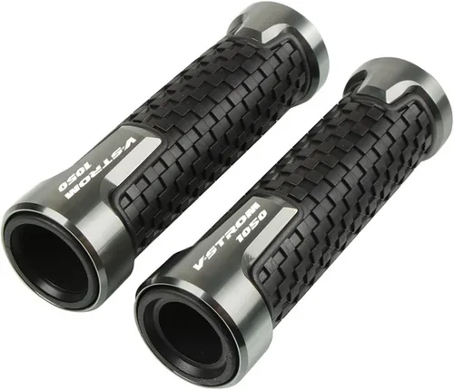 Vista 17 de Motorcycle Handlebar Grips for Suzuki VSTROM1050 V-Strom VStrom 1050 2019 2020 2021 Motorcycle 22MM Handlebar Hand Grips Rubber Handle Bar End Cap