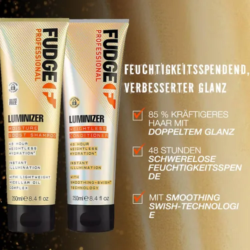 Vista 3 de Fudge Champú Luminizer Moisture Boost 8.5 fl oz