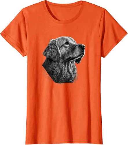 Vista 44 de Camiseta divertida Golden Retriever, Negro