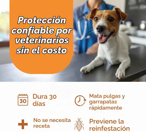 Vista 5 de Tópico Tevrapet FirstAct Plus contra pulgas y garrapatas para perros