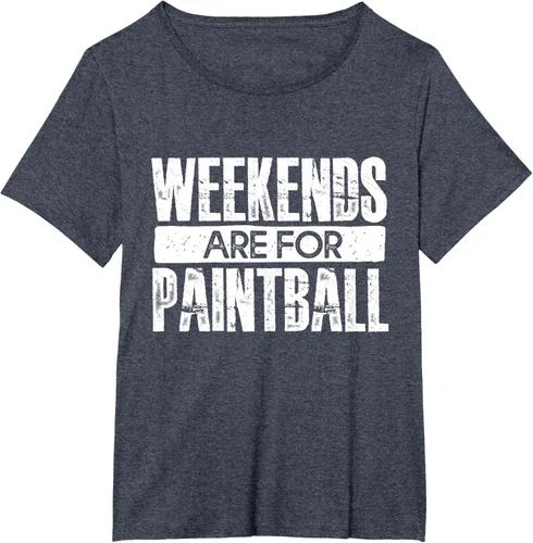 Vista 24 de Weekends Are For Paintball - Camiseta de paintballer, Negro