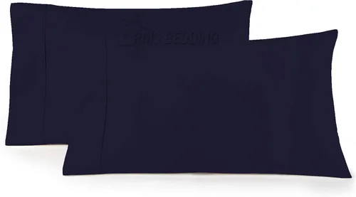 Vista 29 de Juego de sábanas de 4 piezas, algodón egipcio de 600 hilos, juego de ropa de cama de lujo que se adapta a bolsillos de hasta 18 pulgadas de Azul