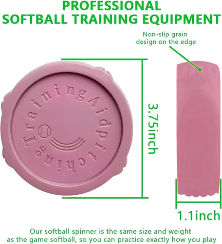 Vista 3 de Mogseek Softball Spinner Fastpitch, 12Inches Softball Training Equipment for Pitcher Overhand Thrower Training Aid Equipment for Sports Practice