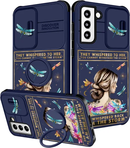 Vista 219 de Funermei para Samsung Galaxy Z Flip 4 Funda - Funda de Teléfono Bonita para Mujeres y Niñas con Mariposas Bonita Estética Femenina Diseño
