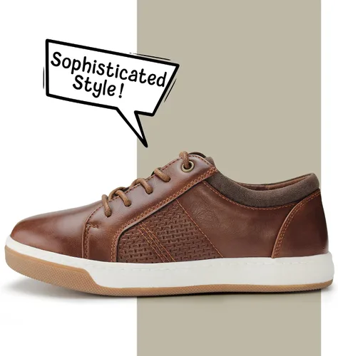 Vista 4 de Hawkwell Zapatos de vestir casuales Oxford cómodos para niños y niñas pequeñas y grandes