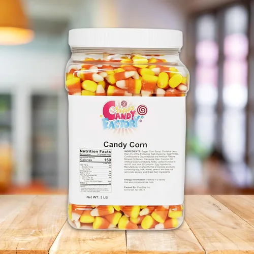 Vista 6 de Sarahs Candy Factory Candy Corn en Frasco, 3 Libras