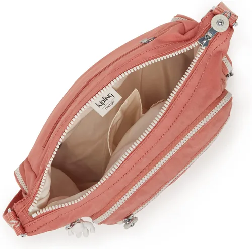 Vista 3 de Kipling Bolso cruzado pequeño Gabbie para mujer, bolso ligero para uso diario, bolso de hombro casual