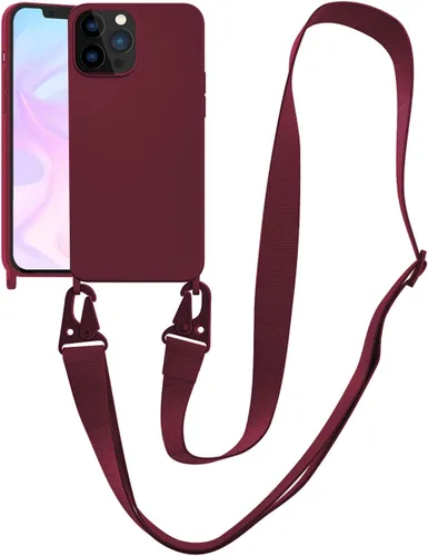 Vista 86 de Funda compatible con iPhone 8 Plus, iPhone 7 Plus/6 Plus/6S Plus con cordón, funda cruzada para iPhone con correa ajustable de silicona para iPhone
