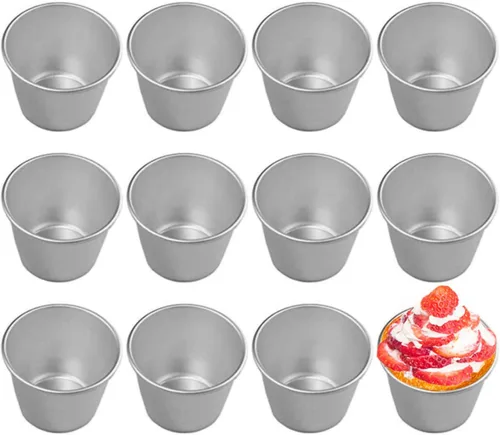 Vista 6 de FRIGIIRE 6 vasos individuales antiadherentes Popovers de chocolate fundido