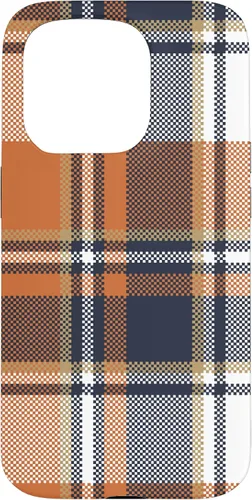 Vista 13 de Funda para iPhone 13 Pro, color azul marino, Halloween, otoño, calabazas