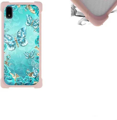Vista 79 de jioeuinly Funda compatible con ZTE Blade X1 5G Phone Case PC Backplane + cubierta de silicona suave marco XSH