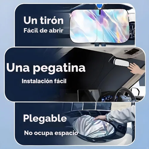 Vista 6 de Parasol para parabrisas BMW X1 E84 2016-2026 – Cubierta plegable para parabrisas X1 E84, accesorios para proteger el coche de los rayos del sol