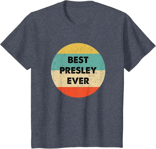 Vista 64 de Camiseta Presley Name, Negro, S
