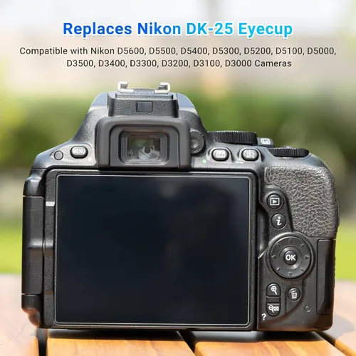 Vista 5 de JJC Paquete de 2 visores oculares DK-25 para Nikon D5600 D5500 D3200