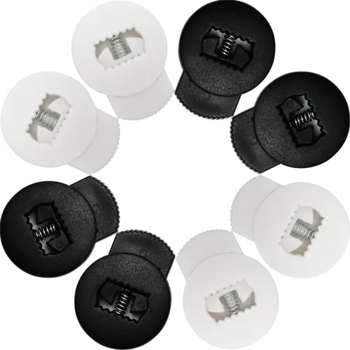 Vista 19 de AliBall Glove Locks - Juego de 8 cerraduras de encaje para guantes, nunca más necesitarás nudos, se adapta a todos los guantes de béisbol y sóftbol