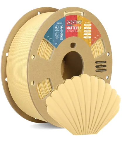 Vista 23 de OVERTURE - Filamento de fibra de carbono PLA para impresora 3D de 1.75 mm, carrete de cartón PLA de 2.2 libras, precisión dimensional +/- 0.02 mm