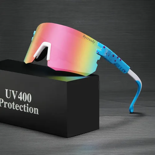 Vista 4 de Gafas de sol polarizadas UV400 de dos tamaños para adultos y jóvenes, hombres y mujeres, deportes al aire libre, béisbol, ciclismo, gafas