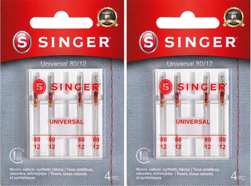 Vista 8 de SINGER Agujas universales para máquina de coser de bordado, 80/12, 5