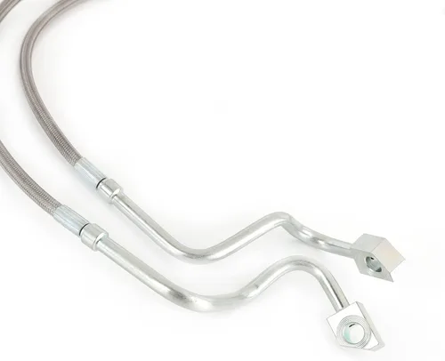 Vista 3 de Líneas de freno de acero inoxidable delanteras extendidas para Ford Super Duty F250 F350 08-15 4-6" Lift